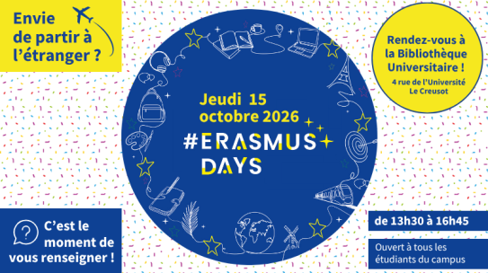 Erasmus days du 15 octobre 2026